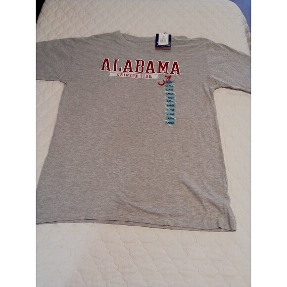 Men's Champion‎ Gray Short Sleeve Alabama New With Tags T-shirt Size Large - Picture 6 of 13